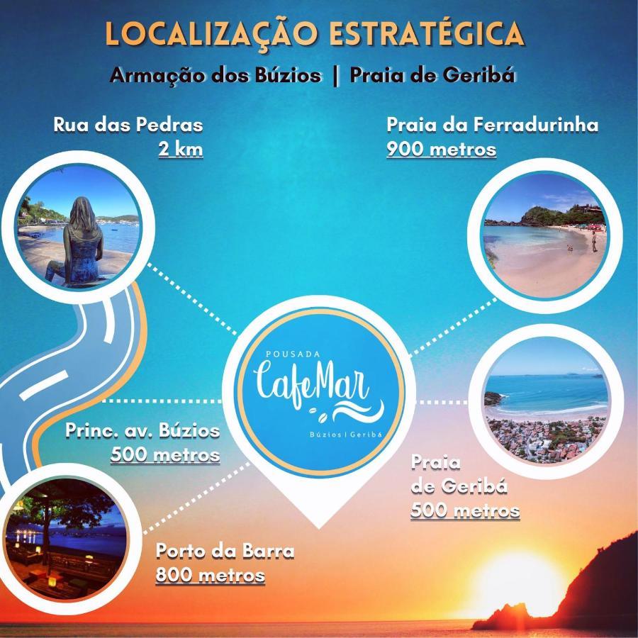 Pousada Cafemar Buzios Kültér fotó